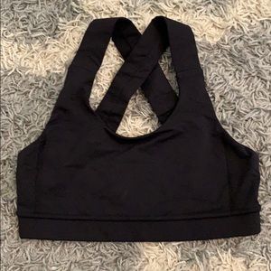 Lululemon adjustable hook-back sports bra